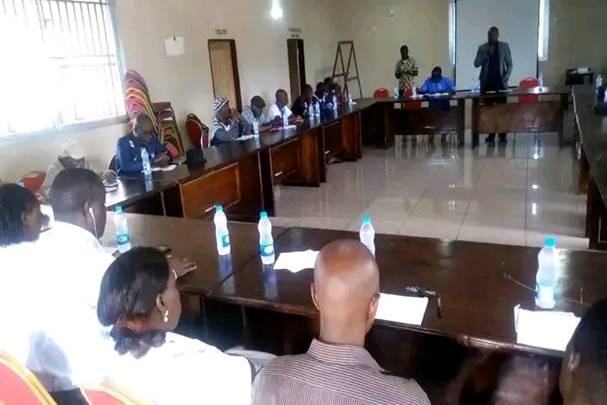Citizens gathered in a public hall for a PaNBA corruption-awareness session